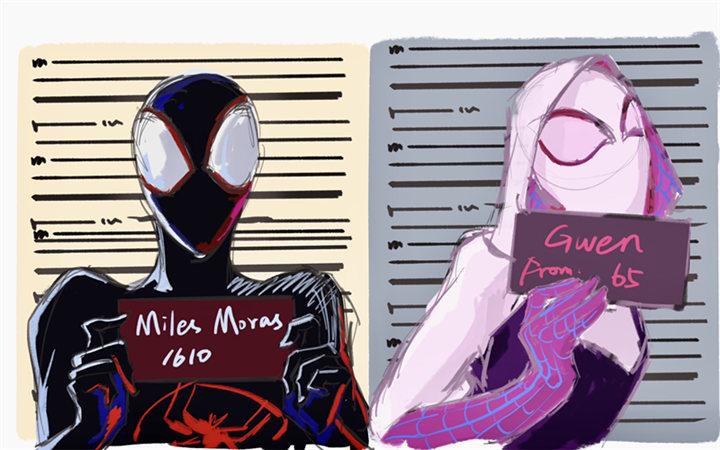 《蜘蛛侠：纵横宇宙》粉丝创作表达热爱 线下打卡潮流最in主题展