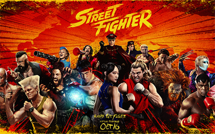 格斗游戏里程碑《街头霸王》真人化改编 全新预告海报 波动拳燃炸亮相